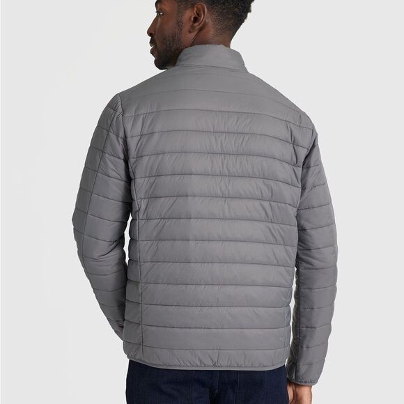 True Classic Gunmetal Puffer Jacket XL NWT in packaging - Picture 4 of 12